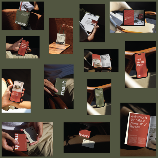 Mash Interior brand kit - 12 mockups